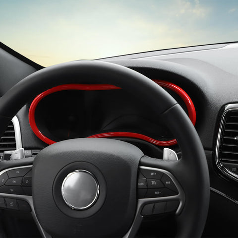 For 2011+ Dodge Durango Center Console Dashboard Instrument Ring Cover Trim