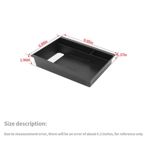 Center Armrest Storage Box Tray Insert Organizer For Dodge Charger 2011+ Accessories | CheroCar