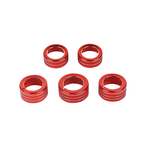For 2010-2023 Toyota 4Runner Audio Air Conditioner Switch knob Bezel Rings