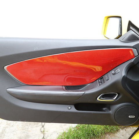 For 2012-2015 Chevy Camaro Front Inner Door Trim Sticker Panel Cover