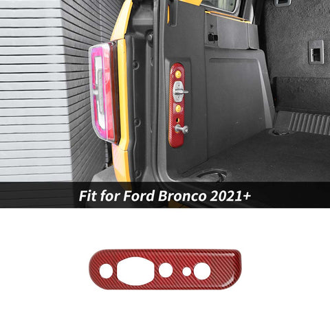 Trunk Tailgate Latch Door Lock Panel Cover For Ford Bronco 2021+ Accessories | CheroCar