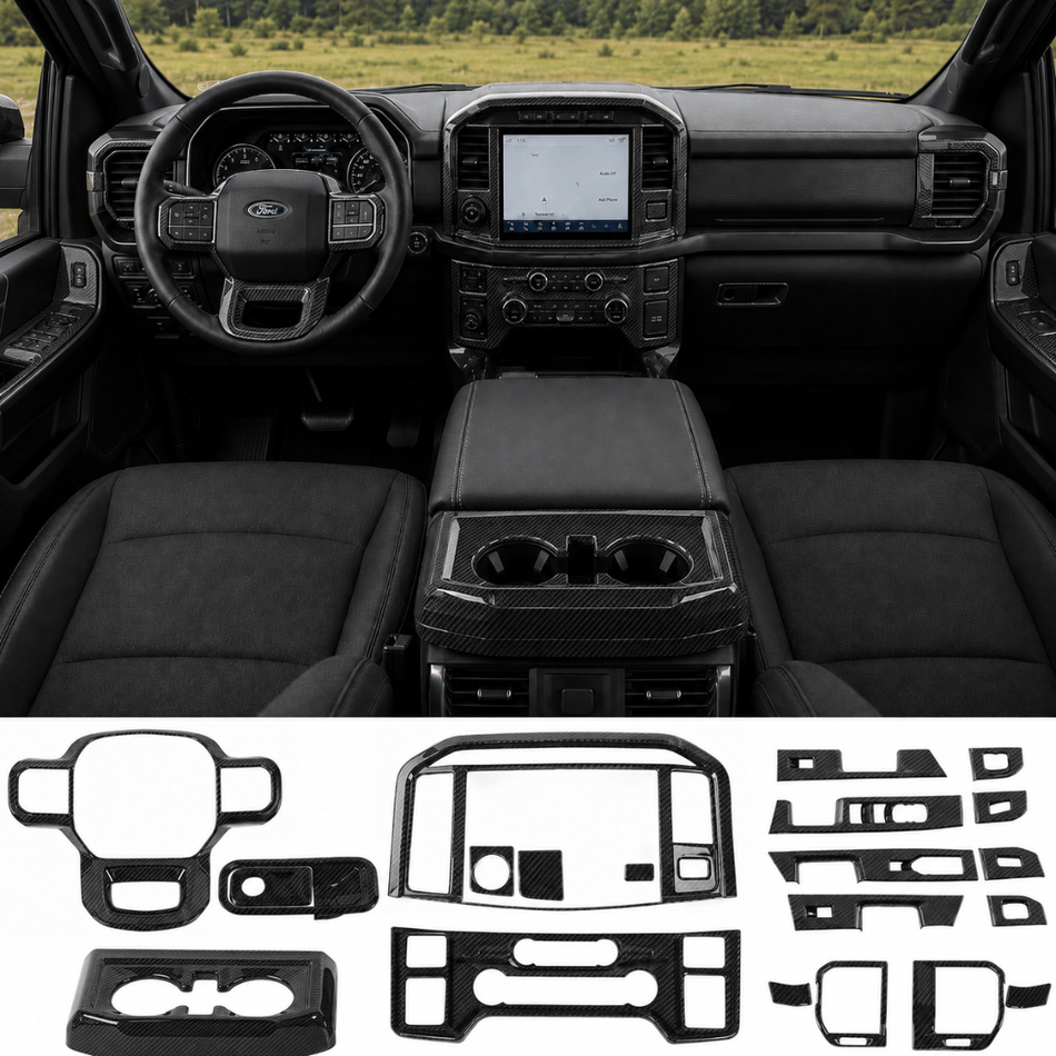 For 2021+ Ford F150 Full Set Interior Trim Kit