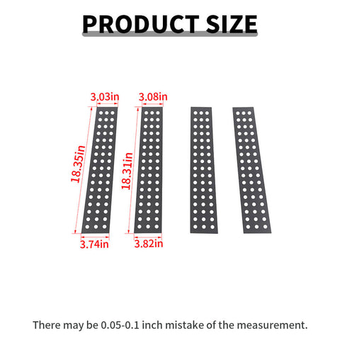 For 2015-2019 Chevy Suburban/Tahoe/GMC Yukon Window Pillar Posts Cover Trim US Flag