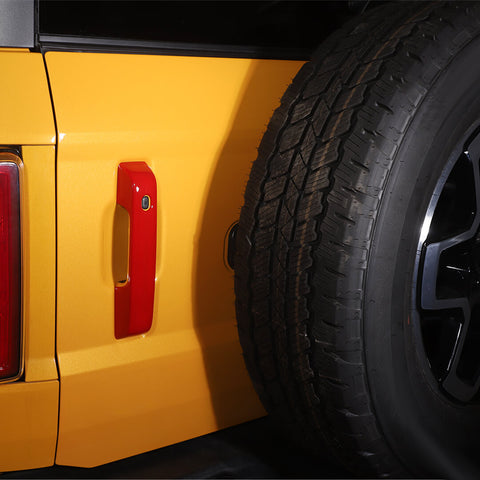 For 2021+ Ford Bronco Exterior Side RearView Mirror Shell Door Handle Trim Cover Kit