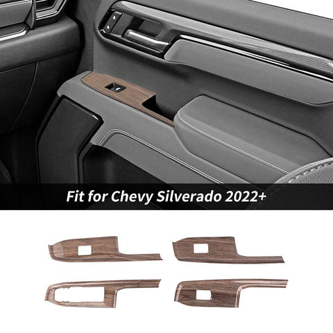 Window Lift Panel Switch Trim Cover For Chevy Silverado/GMC Sierra 2022+ Accessories | CheroCar