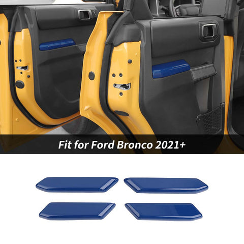 For 2021+ Ford Bronco 4-Door Interior Door Armrest Handle Panel Trim Cover