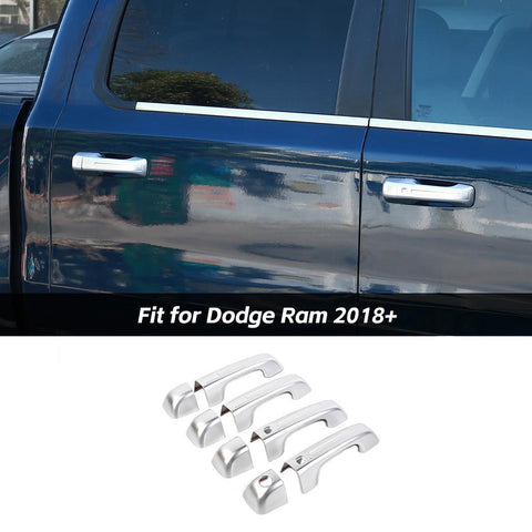 Exterior Door Handle Cover Inserts Handles For Dodge Ram 2018+ Premium Edition Blue Accessories | CheroCar