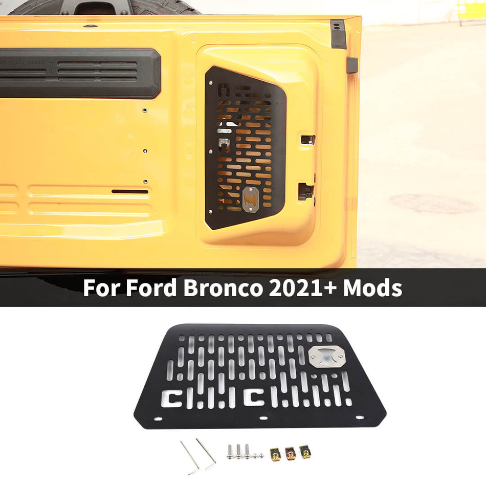 For 2021+ Ford Bronco Tailgate Exhaust Port Cover Replacement Rear Vent Cap