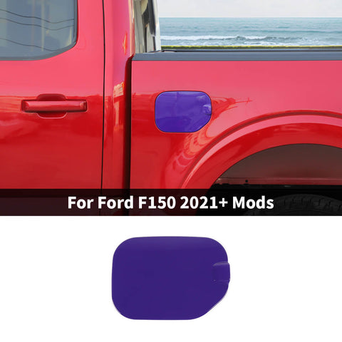 For 2021+ Ford F150 Exterior Fuel Filler Door Gas Tank Cap Cover Trim