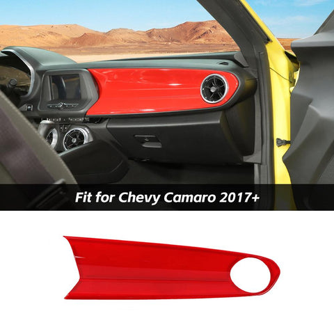 For 2016+ Chevy Camaro Center Console Co-pilot Dashboard Panel Cover Trim