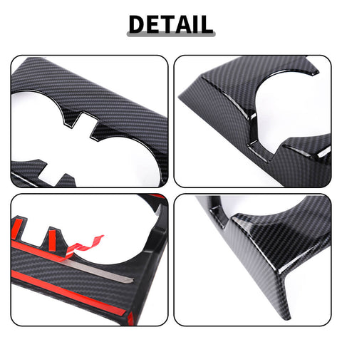 For 2023+ Chevy Colorado/GMC-CANYON Center Rear Water Cup Holder Trim Frame Cover