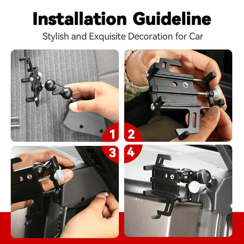 For 2021+ Ford Bronco  Multifunction A Pillar Handle Cell Phone Holder Mount