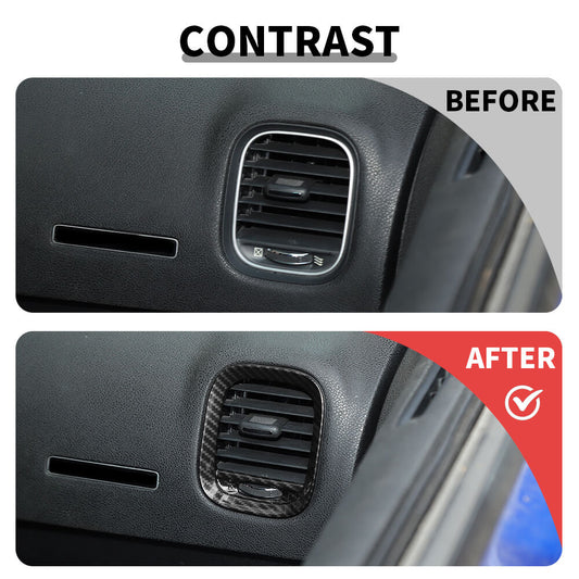 For 2011-2014 Dodge Charger Center Console Dashboard Air Vent Trim Cover