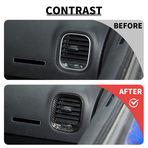 For 2011-2014 Dodge Charger Center Console Dashboard Air Vent Trim Cover