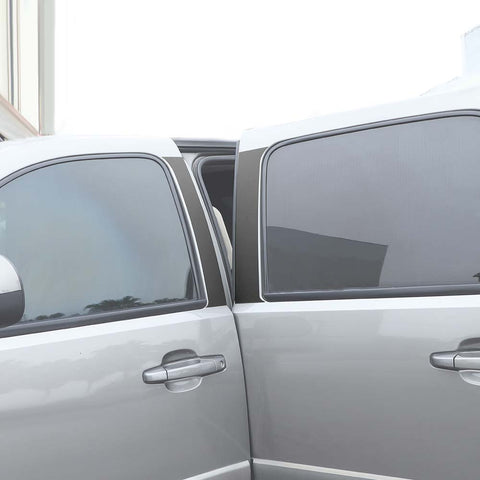 For 2007-2013 Chevy Avalanche/ 2014-2018 GMC Sierra Window Center Pillar Post Cover Trim