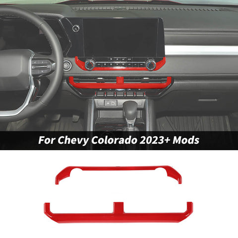 For 2023+ Chevy Colorado/GMC-CANYON Center Console Control Panel Trim Cover