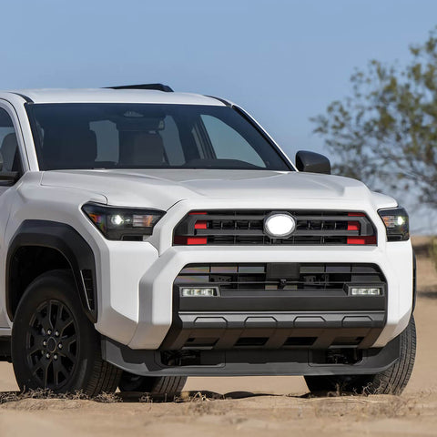 For 2024+ 4Runner Front Grill Mesh Decoration Sticker Cover Trim