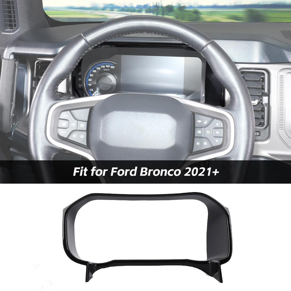 For 2021+ Ford Bronco Dashboard Instrument Box Trim Cover