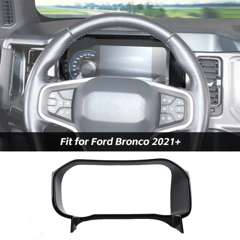 Dashboard Instrument Box Trim Cover For Ford Bronco 2021+ Accessories | CheroCar