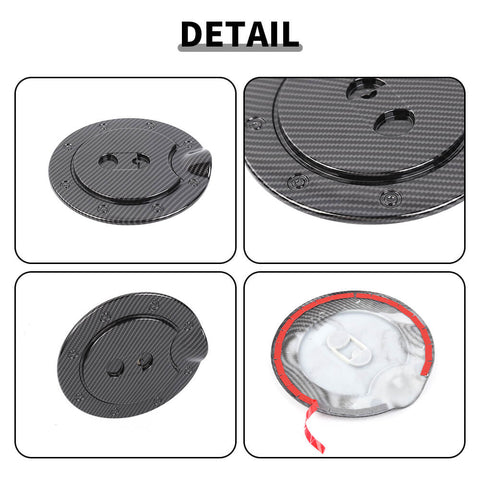 For 2007-2017 Chevy Silverado/GMC-SIERRA Gas Cap Door Fuel Tank Decor Cover Trim