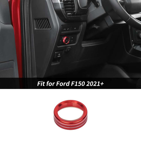 Headlight Switch Knob bezel Cover Trim For Ford F150 2021+ Accessories | CheroCar