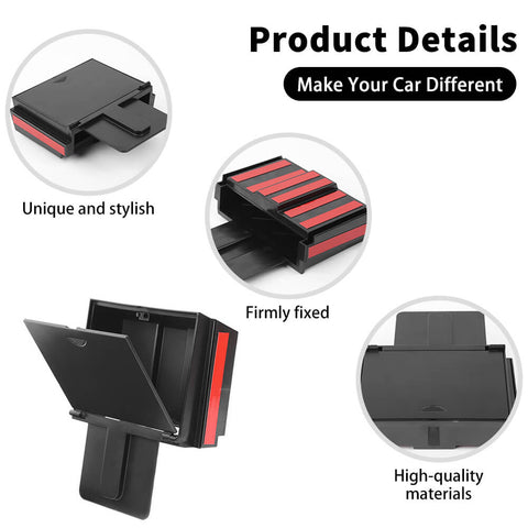 For 2010-2023 Toyota 4Runner Armrest Hidden Storage Box Organizer Secret Compartment