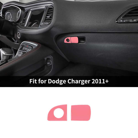 Passenger Storage Grab Handle Button Trim for Dodge Challenger 2015+ & Charger 2010+ & Chrysler 300C 2011+｜CheroCar