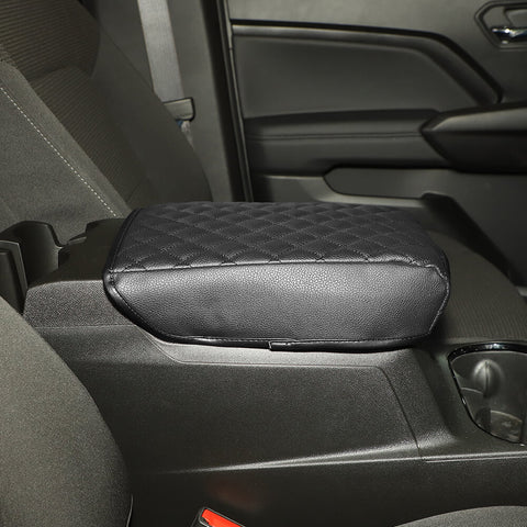 For 2023+ Chevy Colorado/GMC-CANYON Center Console Armrest Box Laether Cover Cushion Pad