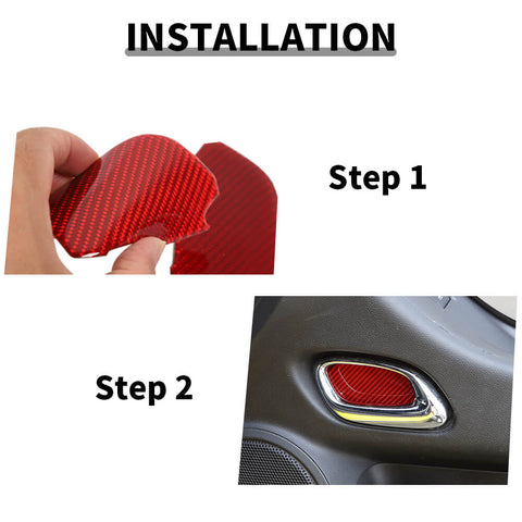 For 2012-2015 Chevy Camaro Interior Car Door Handle Trim Pad Cover