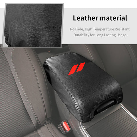 For 2011+ Dodge Charger/300C Console Armrest Box Cover Leather Pad Cover Cushion