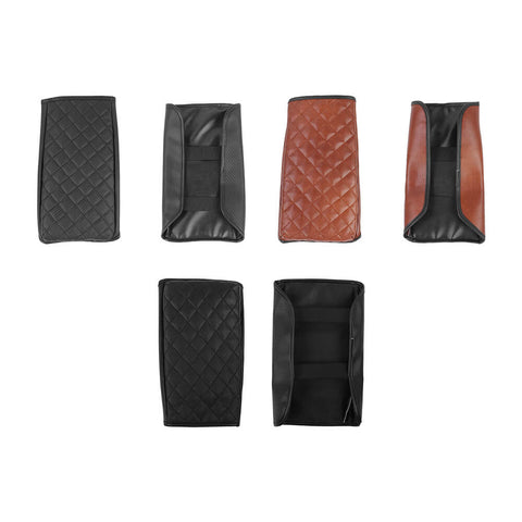 For 2021+ Ford Bronco Center Console Storage Box Armrest Leather Cover Pad