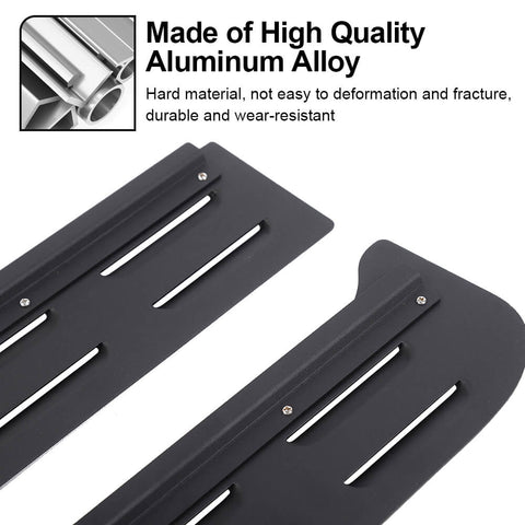 For 2010-2023 Toyota 4Runner Rear Side Window Blinds Quarter Louver Vent Panel Cover