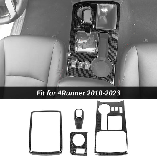 For 2010-2023 Toyota 4Runner TRD Reading Light 4WD Panel Gear Shift Head Cover Trim Bezels