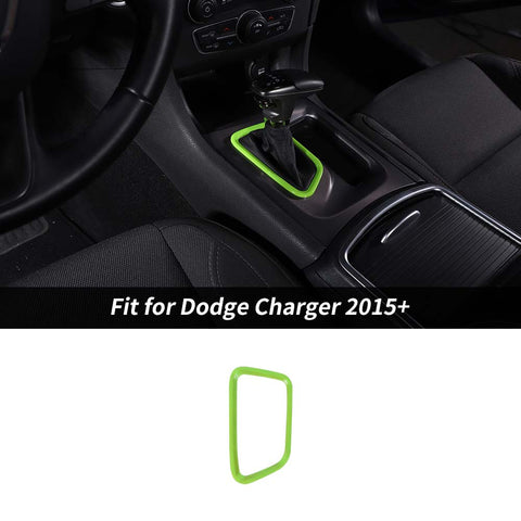 Gear Shifter Trim Cover Frame Bezel For Dodge Charger 2015+ Accessories | CheroCar