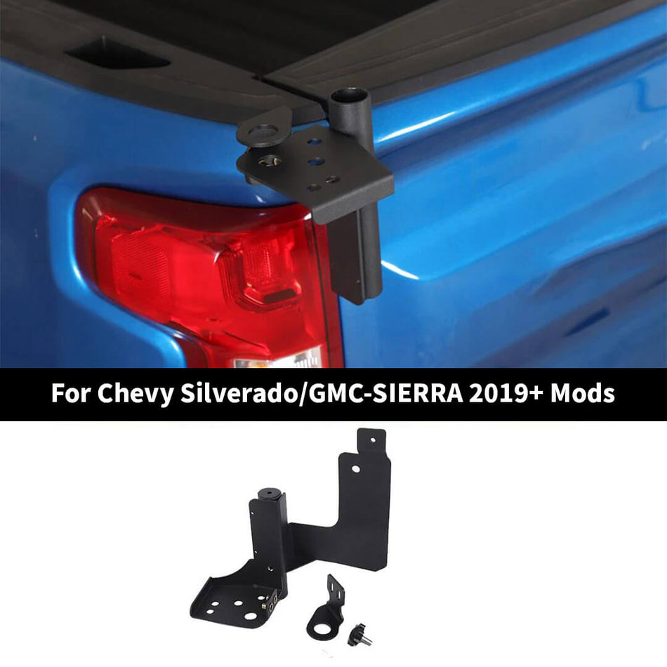 For 2019+ Chevy Silverado/GMC-SIERRA Rear Side Tailgate Antenna Bracket Mount