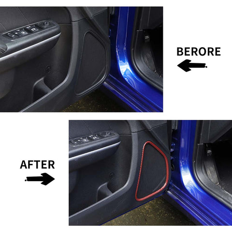 Front /Rear Door Speaker Stereo Cover Trim For Dodge Charger 2011+ Accessories | CheroCar