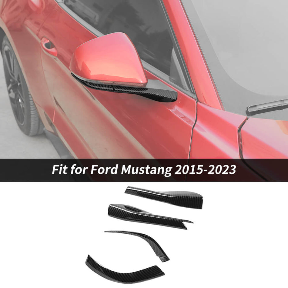 For 2015-2023 Ford Mustang Rearview Side Mirror Trim Cover