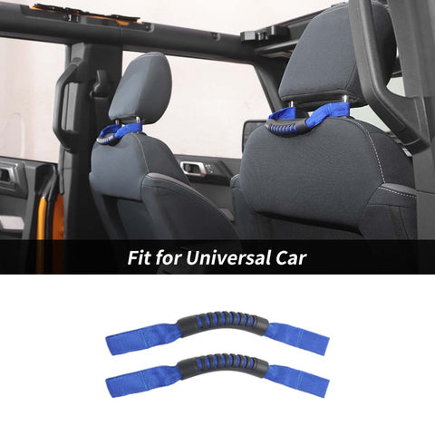 Car Rear Seat Back Headrest Grab Handle Set For Universal Car Accessories | CheroCar