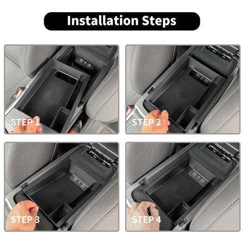 Center Armrest Storage Box Tray Insert Organizer For Dodge Charger 2011+ Accessories | CheroCar