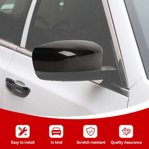 For 2011+ Chrysle 300C Exterior Door Handle Side Mirror Rearview Trim Cover Kit