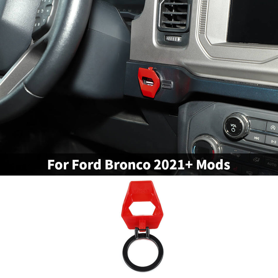 For 2015+ Ford F150/2021+ Bronco Interior Sticker Engine Start Stop Push Button Switch Cover
