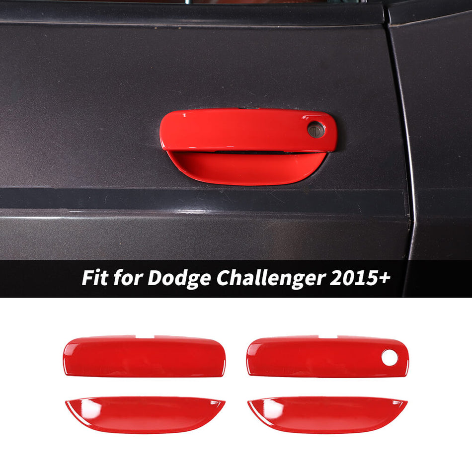 For 2015+ Dodge Challenger Car Outer Door Bowl Protect Panel Trim
