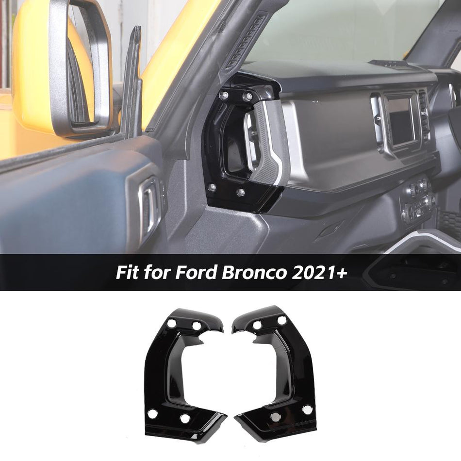 For 2021+ Ford Bronco Center Console Side Handle Decor Cover Trim