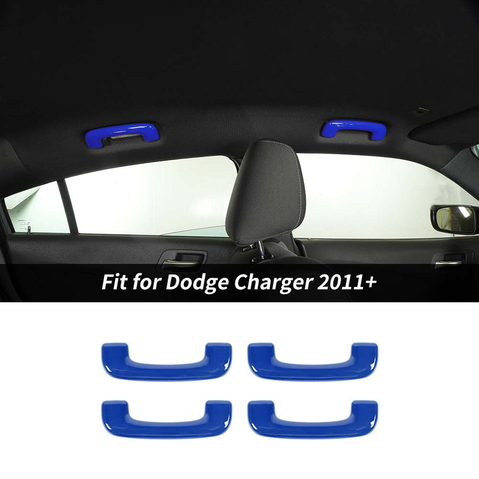 For 2011+ Dodge Charger Interior Top Grab Handle Cover Trim Decoration