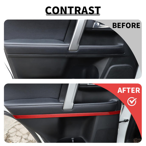 For 2010-2023 Toyota 4Runner Interior Door Decorative Strips Cover