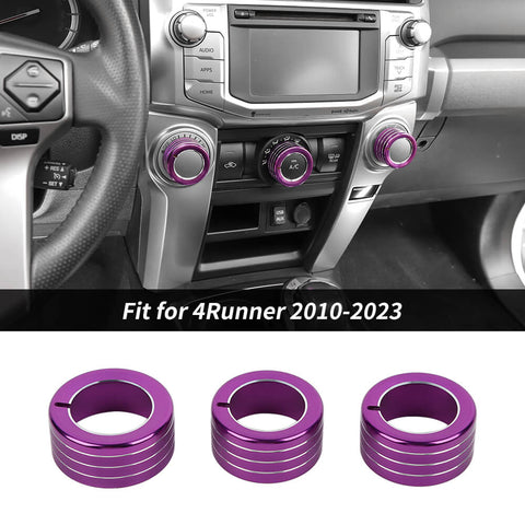 For 2010-2023 Toyota 4Runner Air Conditioner Switch Knob Ring Cover