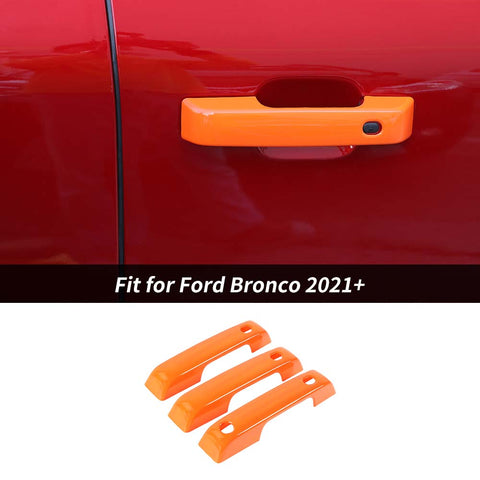 Exterior Door Handle Protector Shell Cover Trim For Ford Bronco 2021+ 2Dr Accessories | CheroCar