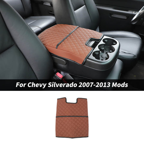 For 2007-2013 Chevy Silverado/GMC-SIERRA Inner Console Lid Armrest Box Cushion Pad Cover