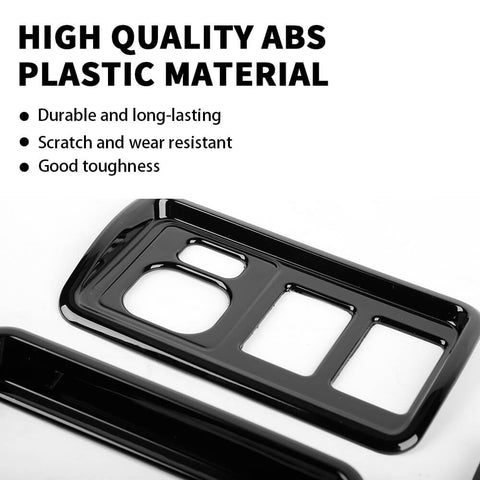 For 2010-2023 Toyota 4runner Rear View Mirror Button Adjustment Decoration Cover Trim Bezel