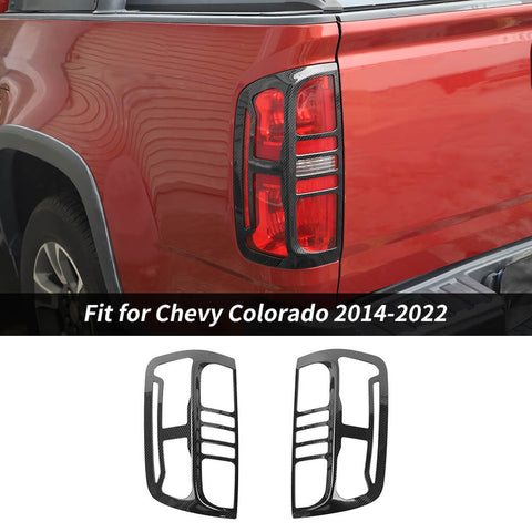 For 2014-2022 Chevy Colorado Rear Light Lamp Guards Trim Tail Light Covers